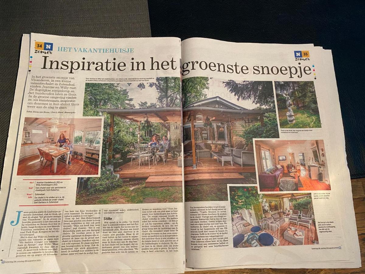 Chalet Sint Barbara Zutendaal Eksteriør billede